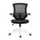 Luna White Mesh Designer Office Chair